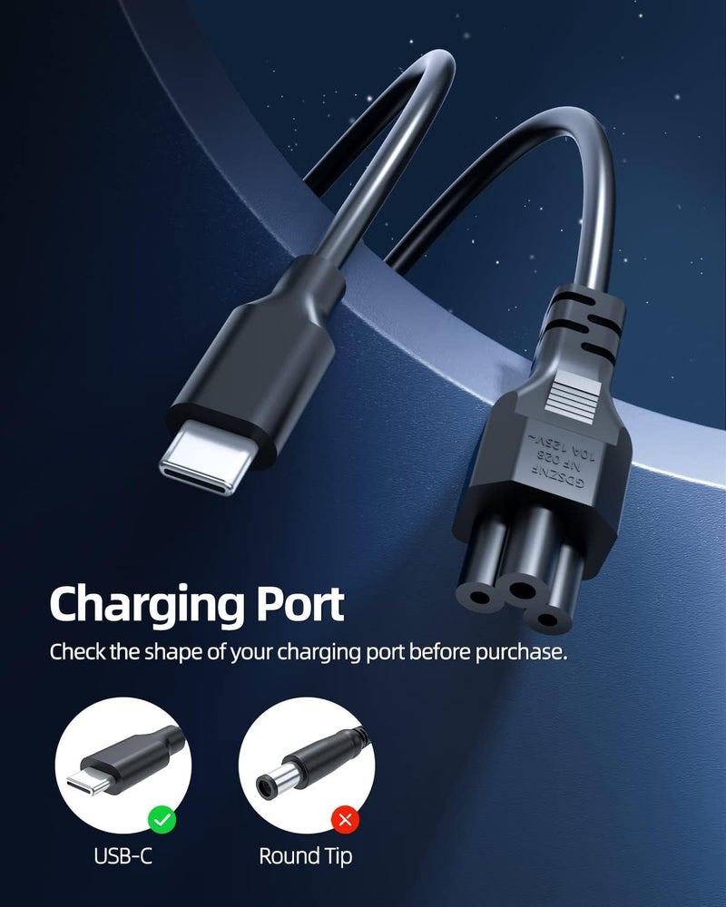 Superer Charger Fit for Lenovo Thinkpad X1 Laptop, X1 Carbon Gen 13 12 11 10 9 8 7 6 5, X1 Yoga Gen 8 7 6 5 4 3 2, X1 Tablet Gen 3 2, X1 2-in-1 Gen 10 9 Power Supply Adapter Cord, USB C, 65W 45W - Image 3